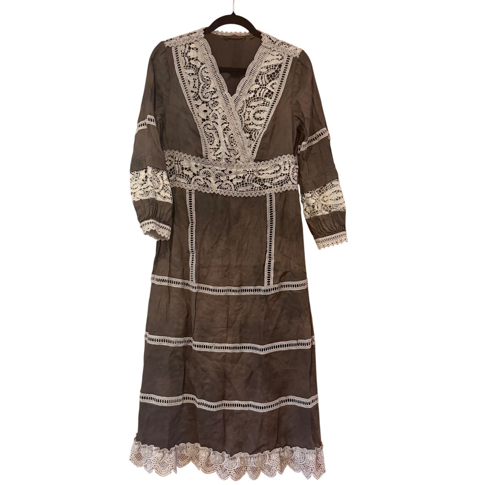 Soft Surroundings *dyed* Araminta dress approx Medium - ready to upcycle!‎